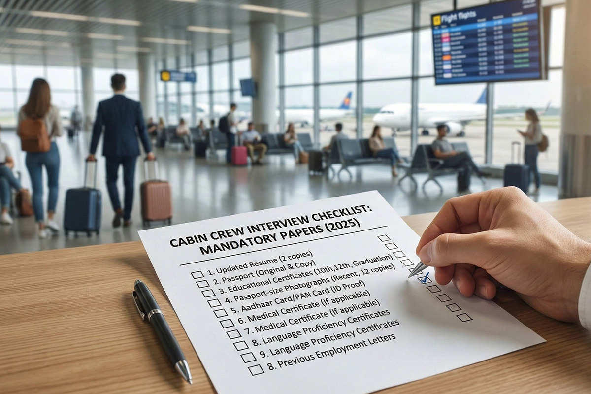 Cabin Crew Interview Checklist & Documents 2025