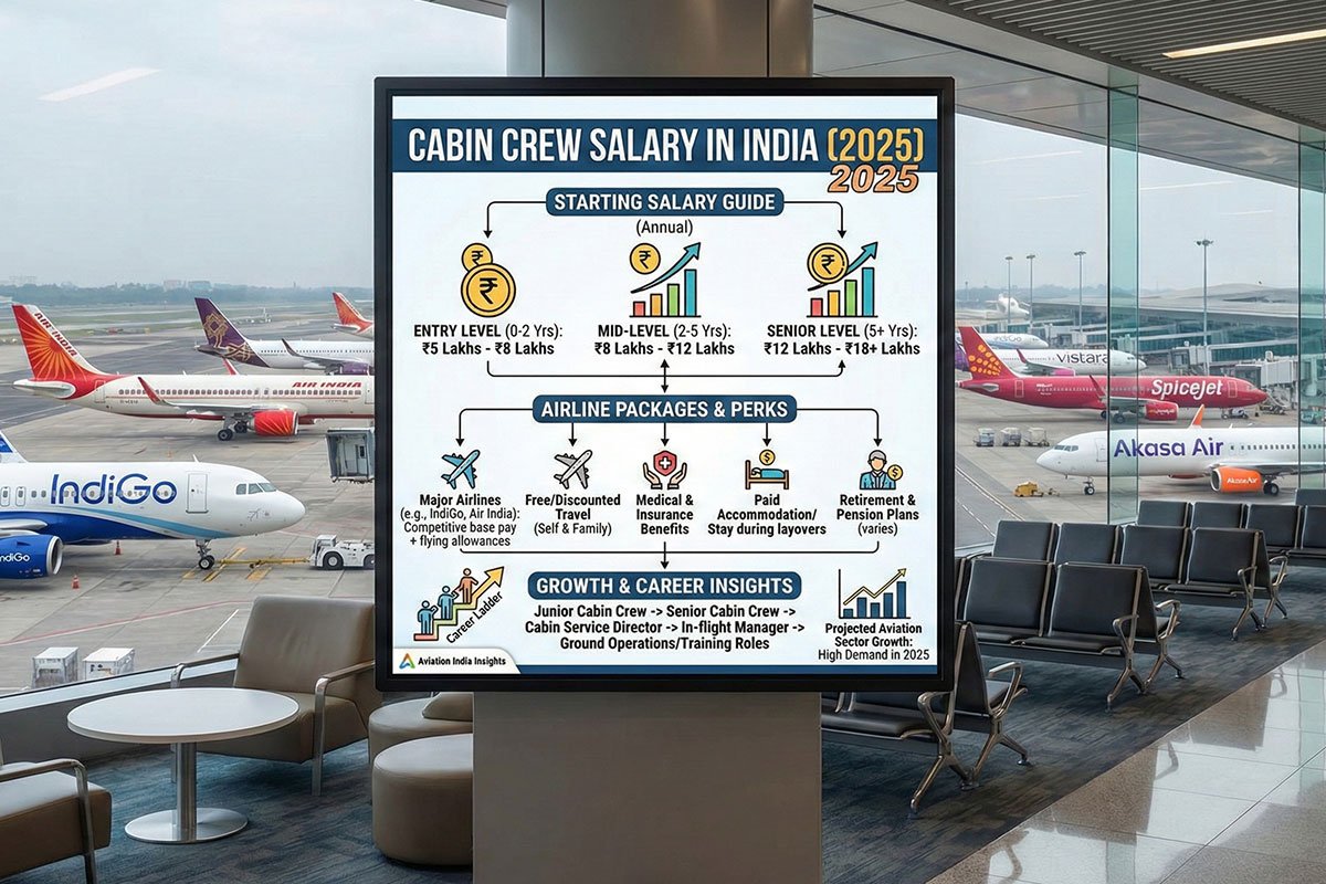 Cabin Crew Salary in India